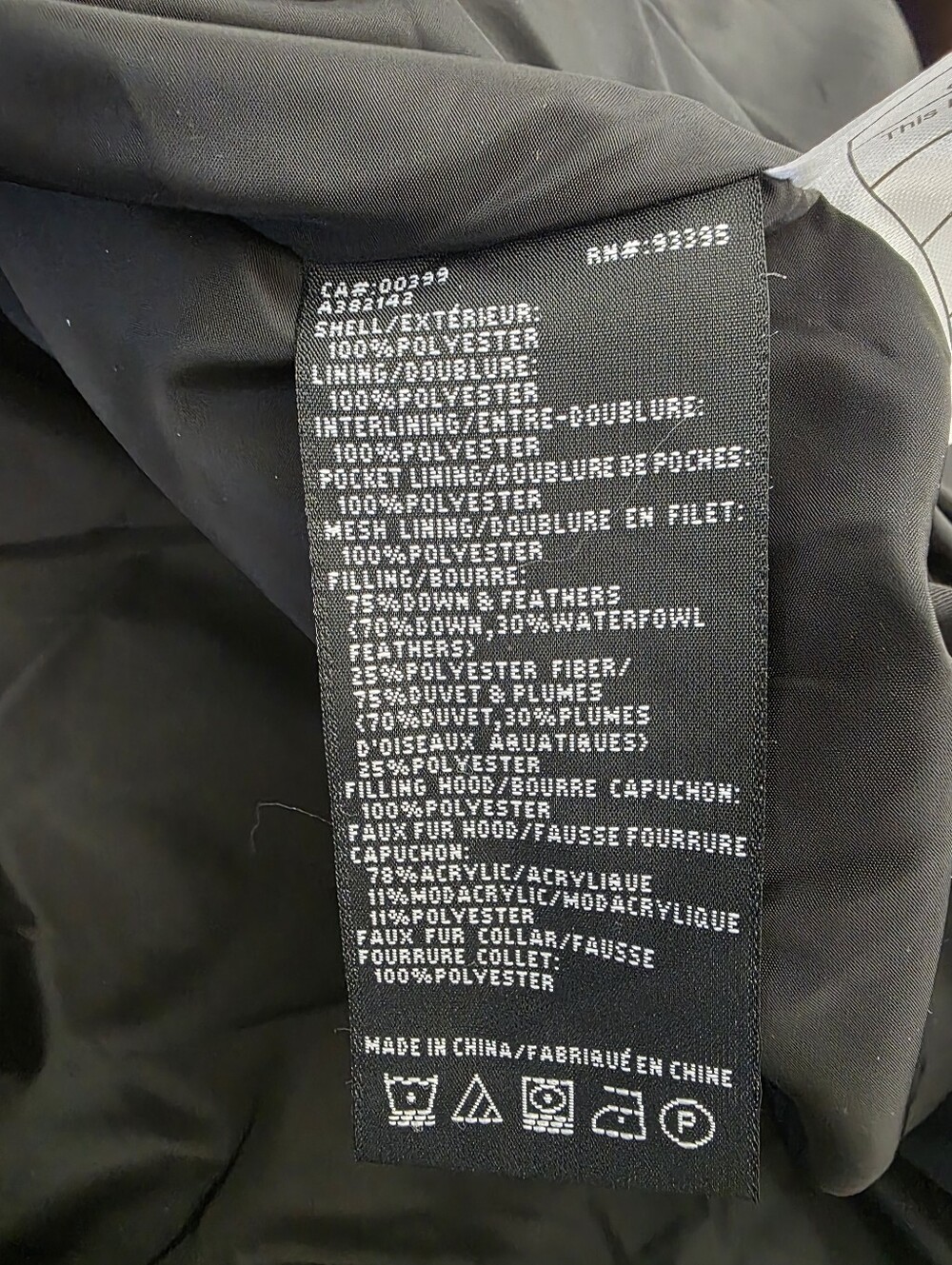 Arctic Expedition Hybradown Coat Removable Faux Fur Hood Black L NEW - Picture 13 of 15